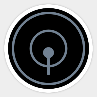 Drum Icon for Electronic Musician Sticker